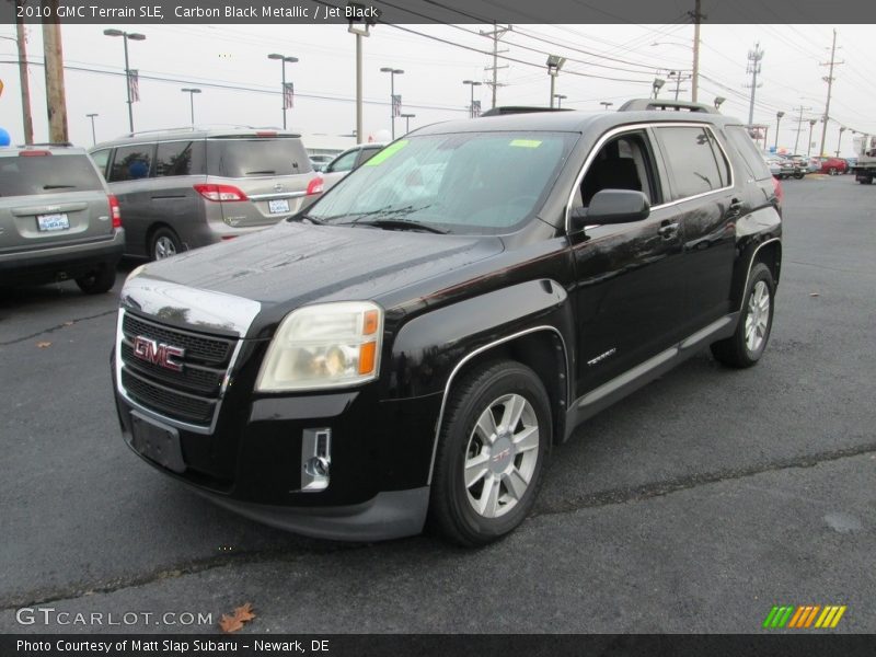 Carbon Black Metallic / Jet Black 2010 GMC Terrain SLE