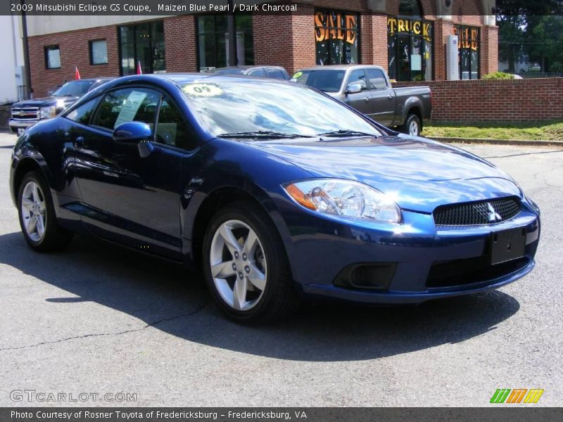 Maizen Blue Pearl / Dark Charcoal 2009 Mitsubishi Eclipse GS Coupe