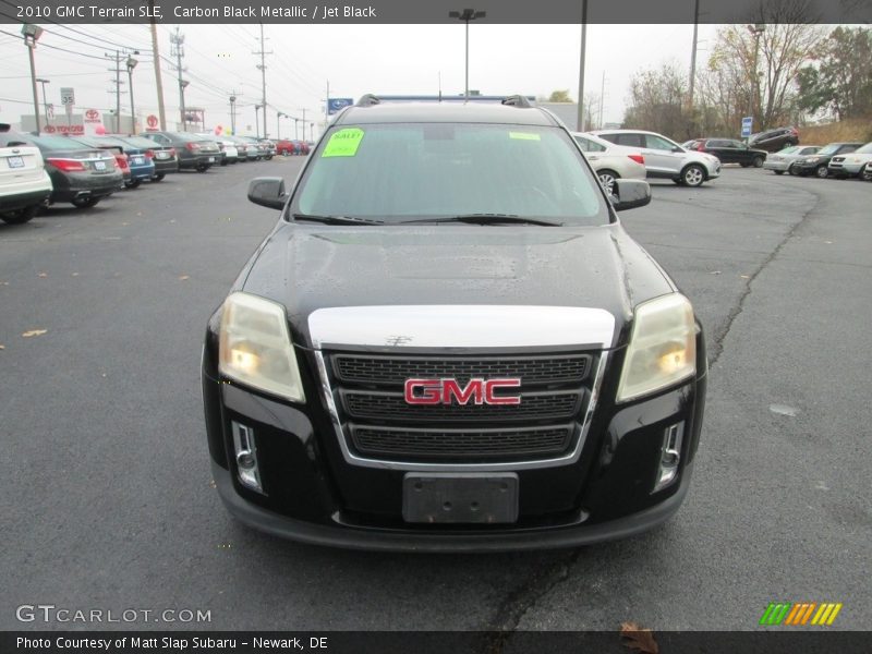 Carbon Black Metallic / Jet Black 2010 GMC Terrain SLE