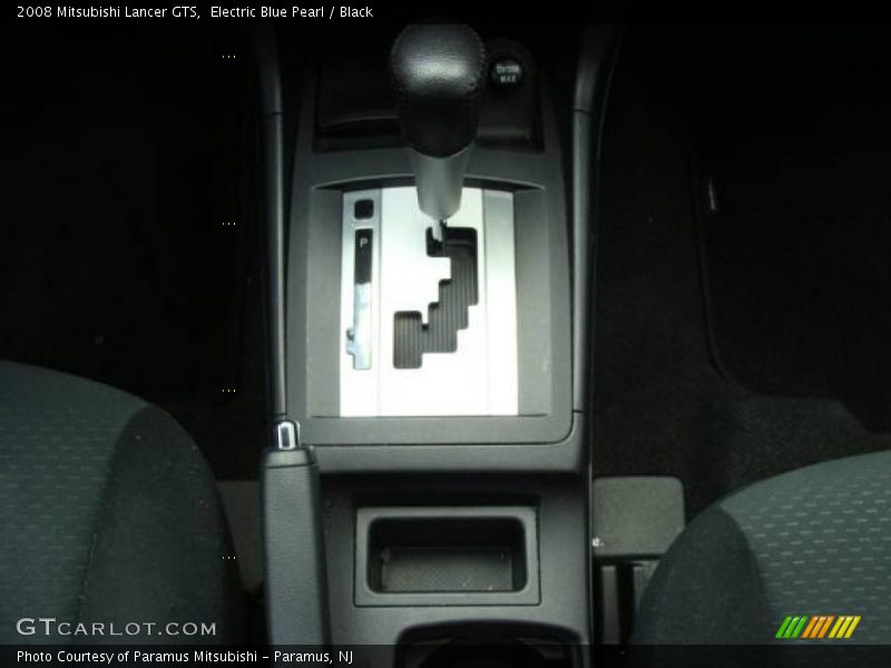 Electric Blue Pearl / Black 2008 Mitsubishi Lancer GTS