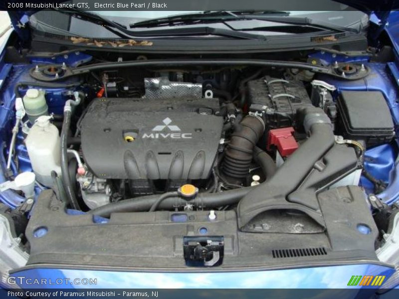 Electric Blue Pearl / Black 2008 Mitsubishi Lancer GTS