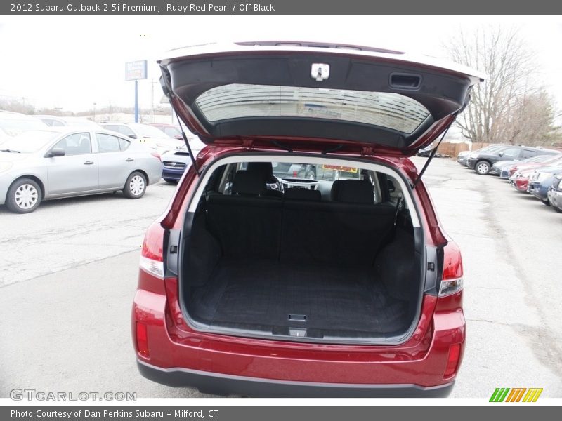 Ruby Red Pearl / Off Black 2012 Subaru Outback 2.5i Premium