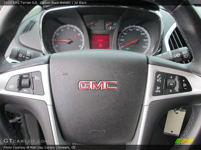 Carbon Black Metallic / Jet Black 2010 GMC Terrain SLE