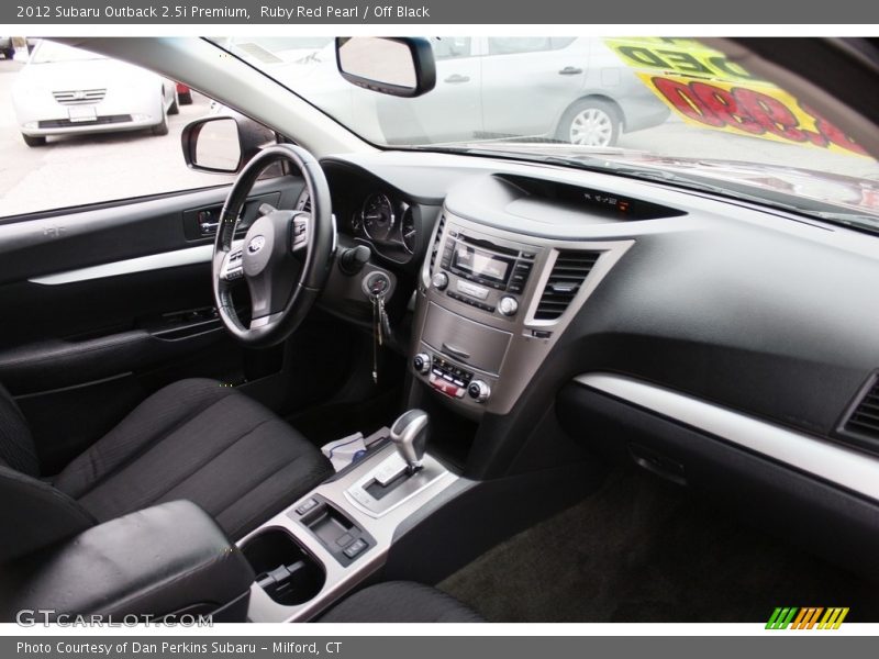 Ruby Red Pearl / Off Black 2012 Subaru Outback 2.5i Premium