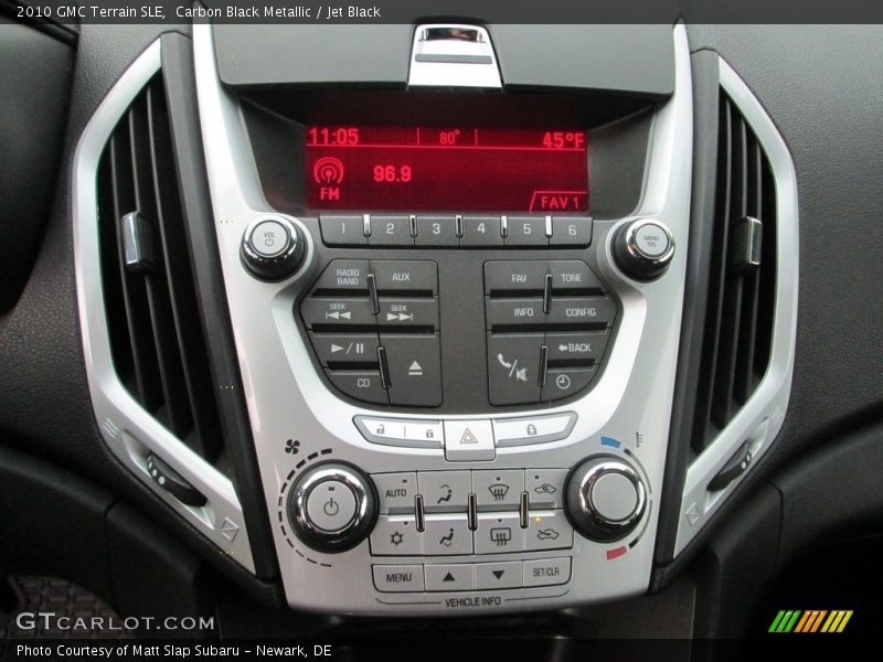 Carbon Black Metallic / Jet Black 2010 GMC Terrain SLE