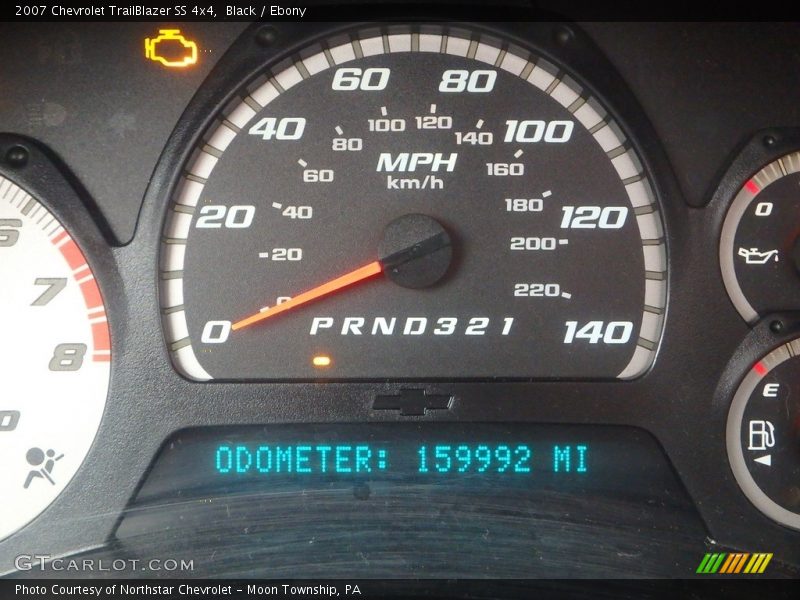 Black / Ebony 2007 Chevrolet TrailBlazer SS 4x4