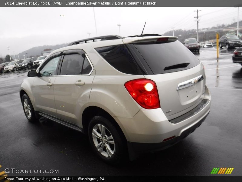 Champagne Silver Metallic / Light Titanium/Jet Black 2014 Chevrolet Equinox LT AWD