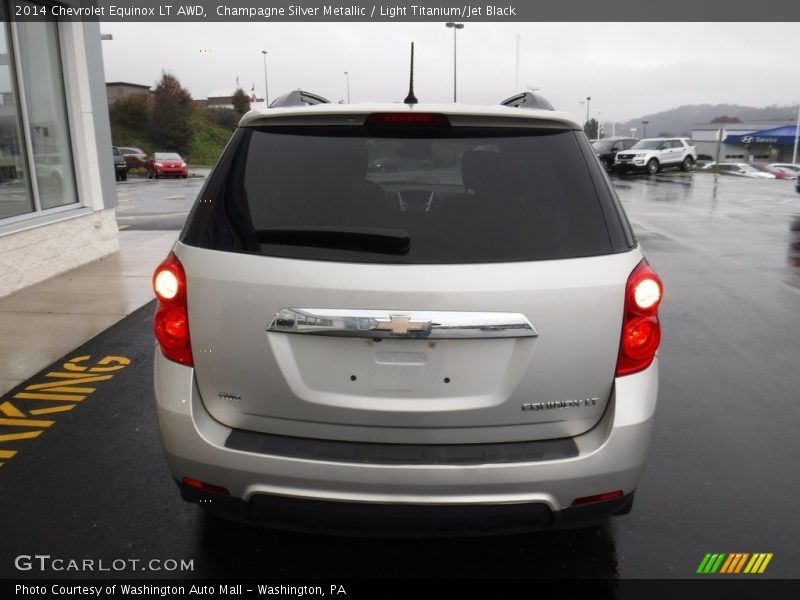 Champagne Silver Metallic / Light Titanium/Jet Black 2014 Chevrolet Equinox LT AWD