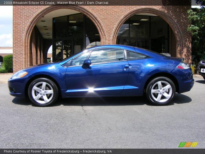 Maizen Blue Pearl / Dark Charcoal 2009 Mitsubishi Eclipse GS Coupe