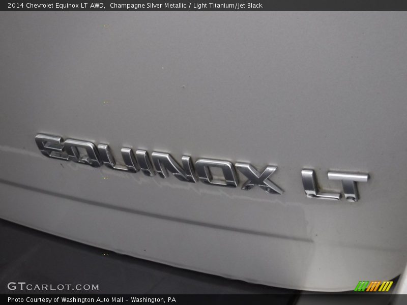 Champagne Silver Metallic / Light Titanium/Jet Black 2014 Chevrolet Equinox LT AWD