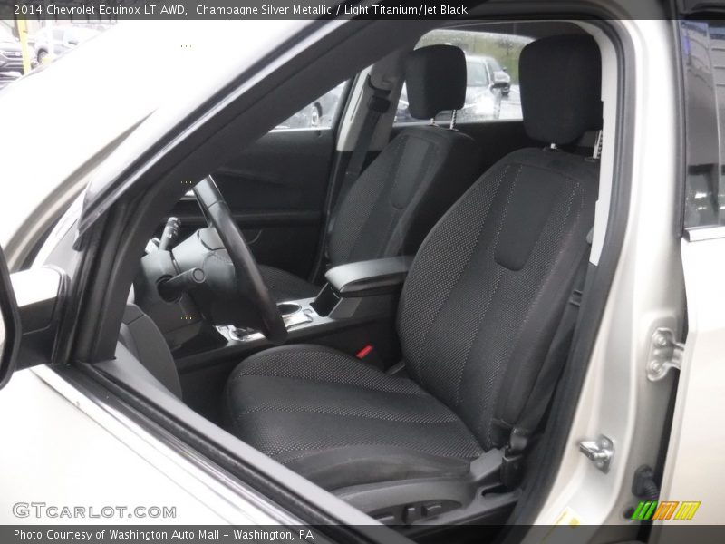 Champagne Silver Metallic / Light Titanium/Jet Black 2014 Chevrolet Equinox LT AWD