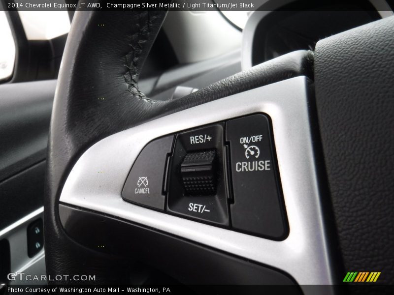 Champagne Silver Metallic / Light Titanium/Jet Black 2014 Chevrolet Equinox LT AWD