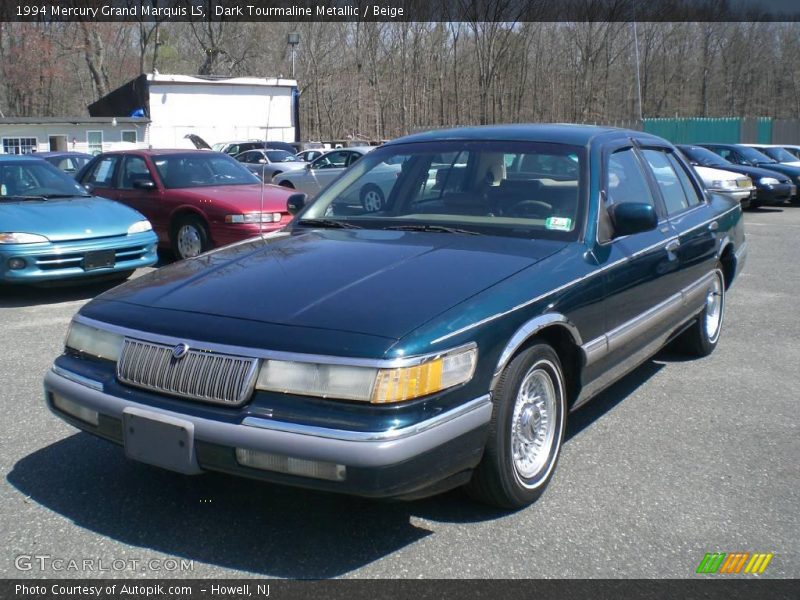 Dark Tourmaline Metallic / Beige 1994 Mercury Grand Marquis LS