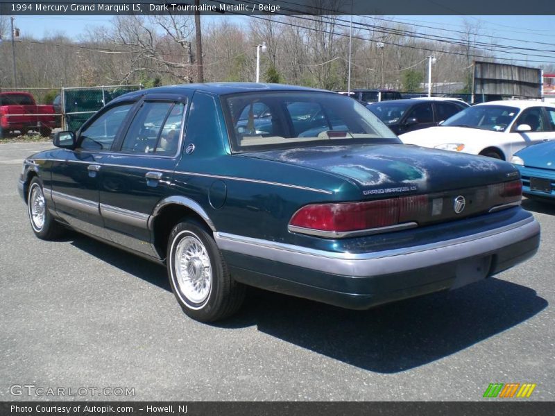 Dark Tourmaline Metallic / Beige 1994 Mercury Grand Marquis LS