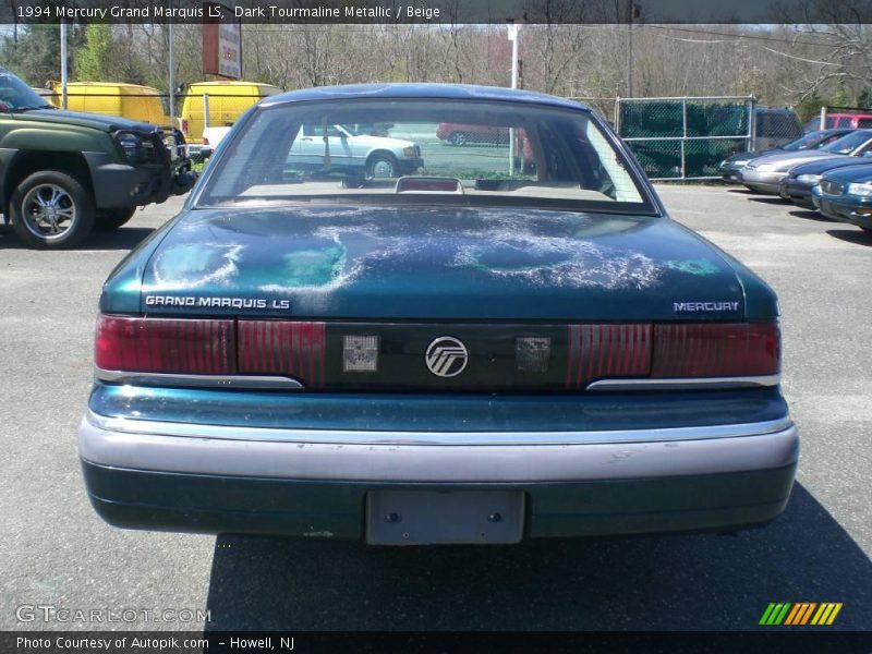 Dark Tourmaline Metallic / Beige 1994 Mercury Grand Marquis LS
