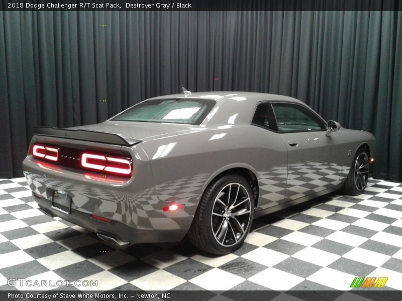 Destroyer Gray / Black 2018 Dodge Challenger R/T Scat Pack