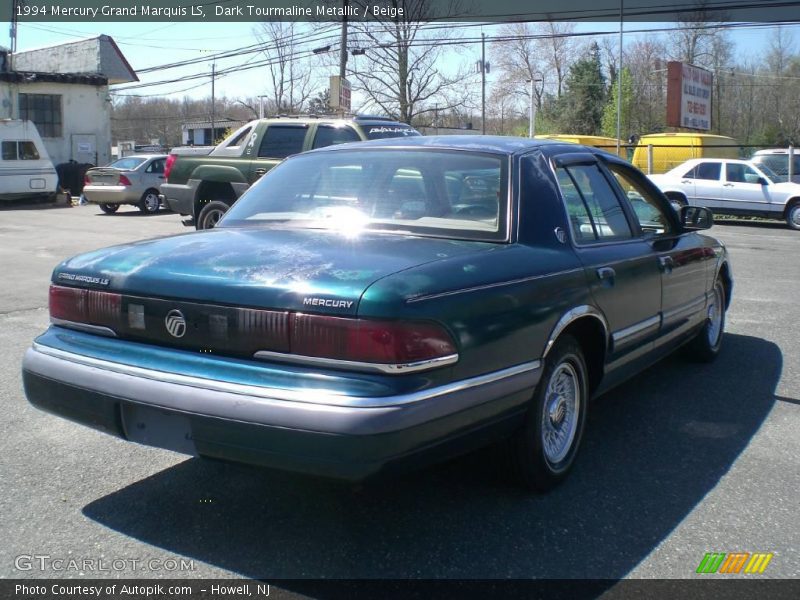 Dark Tourmaline Metallic / Beige 1994 Mercury Grand Marquis LS