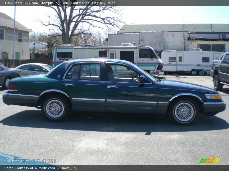 Dark Tourmaline Metallic / Beige 1994 Mercury Grand Marquis LS