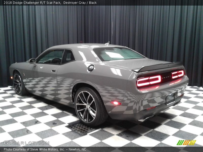 Destroyer Gray / Black 2018 Dodge Challenger R/T Scat Pack