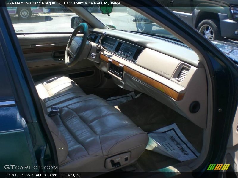 Dark Tourmaline Metallic / Beige 1994 Mercury Grand Marquis LS