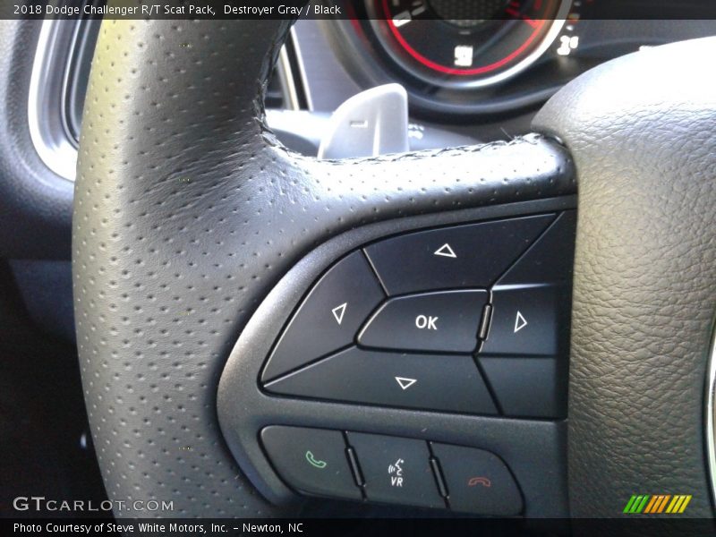 Destroyer Gray / Black 2018 Dodge Challenger R/T Scat Pack
