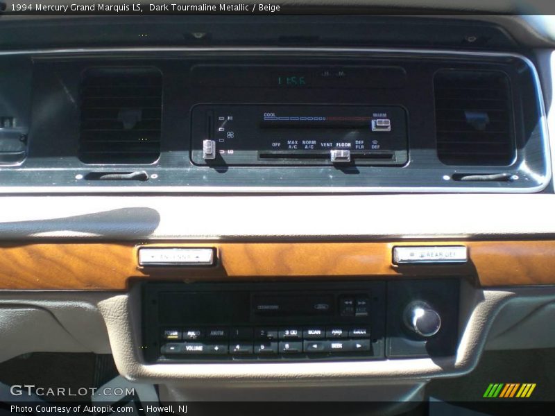 Dark Tourmaline Metallic / Beige 1994 Mercury Grand Marquis LS