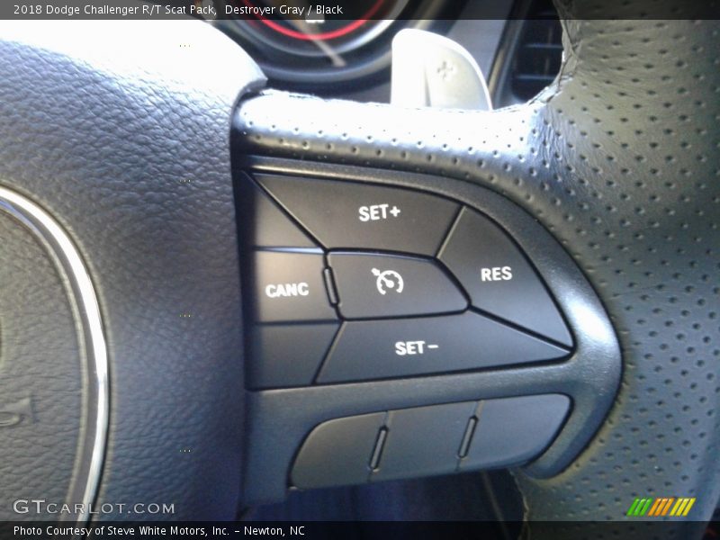Destroyer Gray / Black 2018 Dodge Challenger R/T Scat Pack