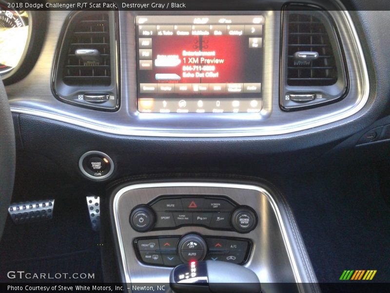 Destroyer Gray / Black 2018 Dodge Challenger R/T Scat Pack