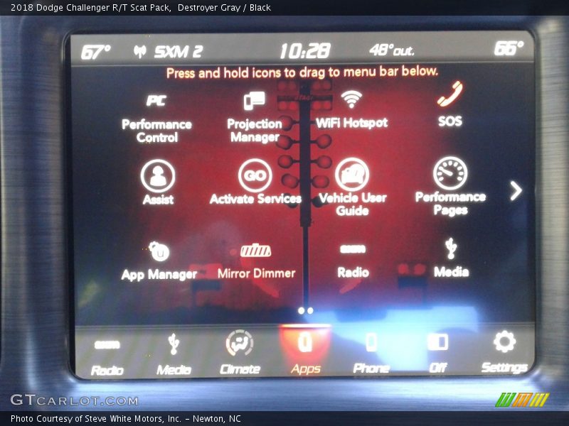 Destroyer Gray / Black 2018 Dodge Challenger R/T Scat Pack