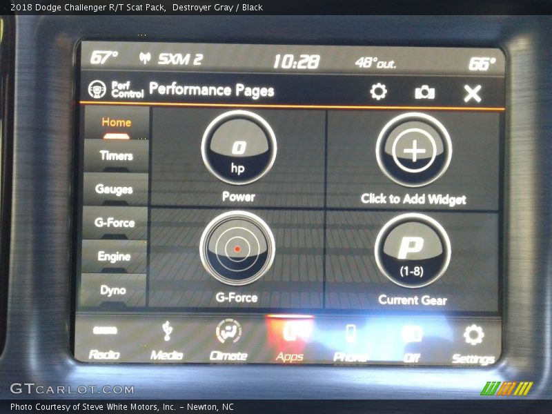 Destroyer Gray / Black 2018 Dodge Challenger R/T Scat Pack