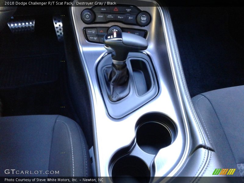 Destroyer Gray / Black 2018 Dodge Challenger R/T Scat Pack