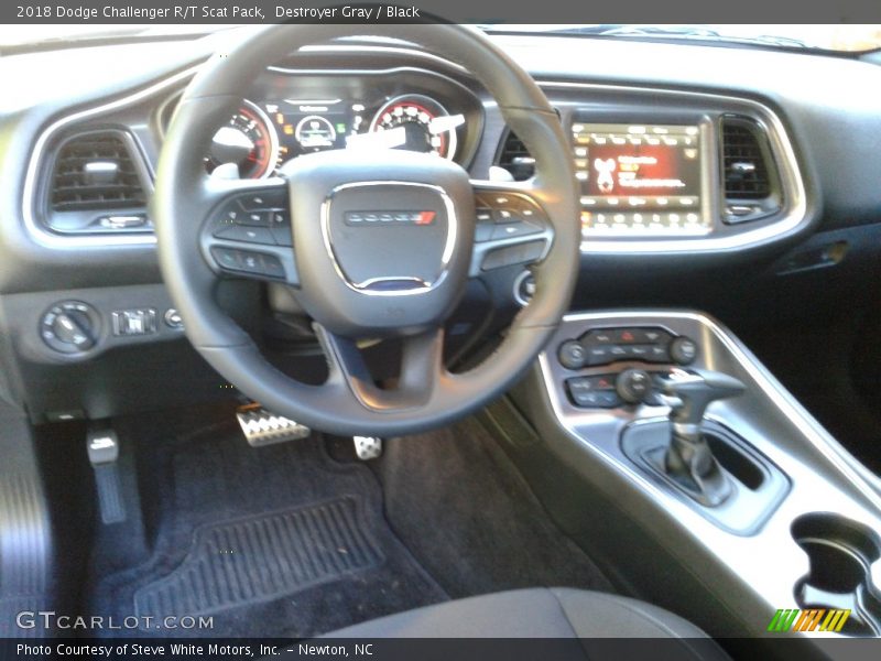 Destroyer Gray / Black 2018 Dodge Challenger R/T Scat Pack