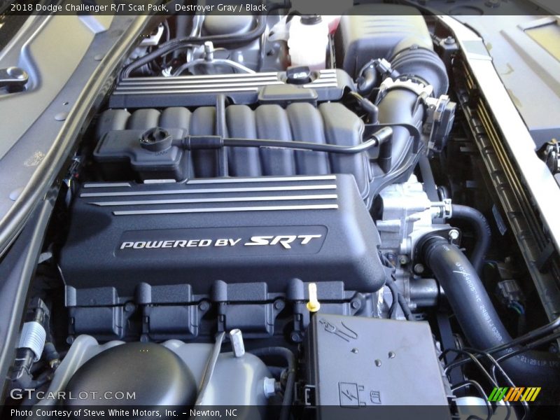 Destroyer Gray / Black 2018 Dodge Challenger R/T Scat Pack