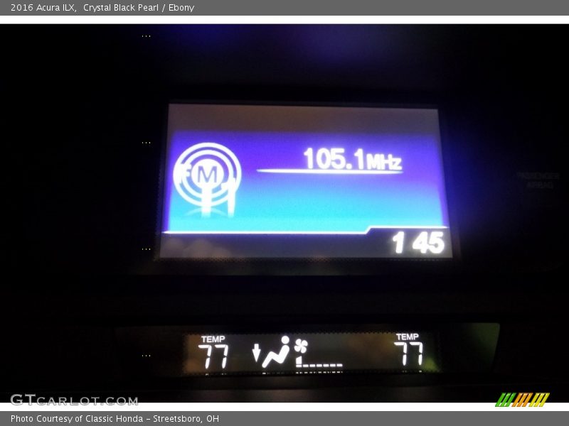Crystal Black Pearl / Ebony 2016 Acura ILX