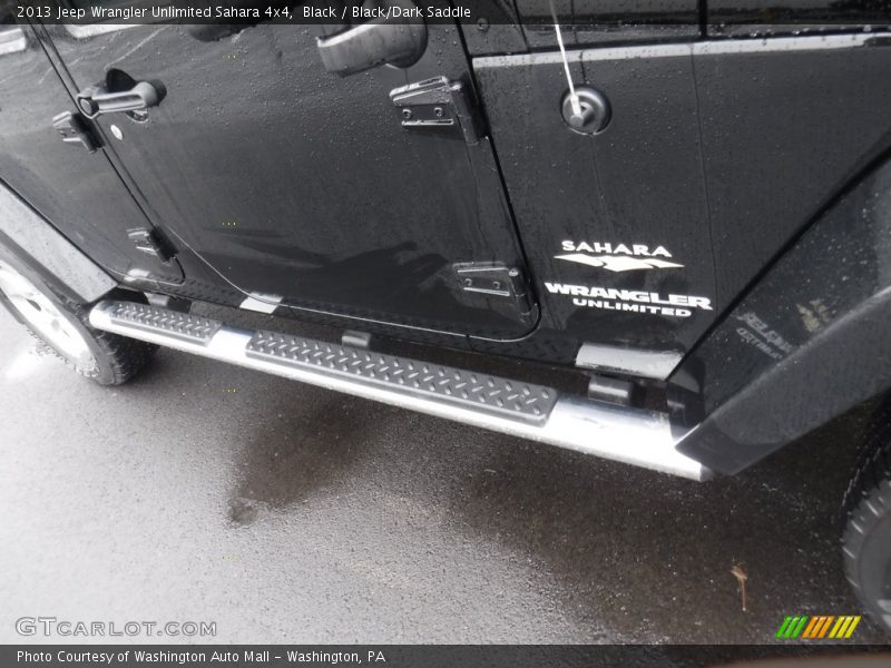 Black / Black/Dark Saddle 2013 Jeep Wrangler Unlimited Sahara 4x4