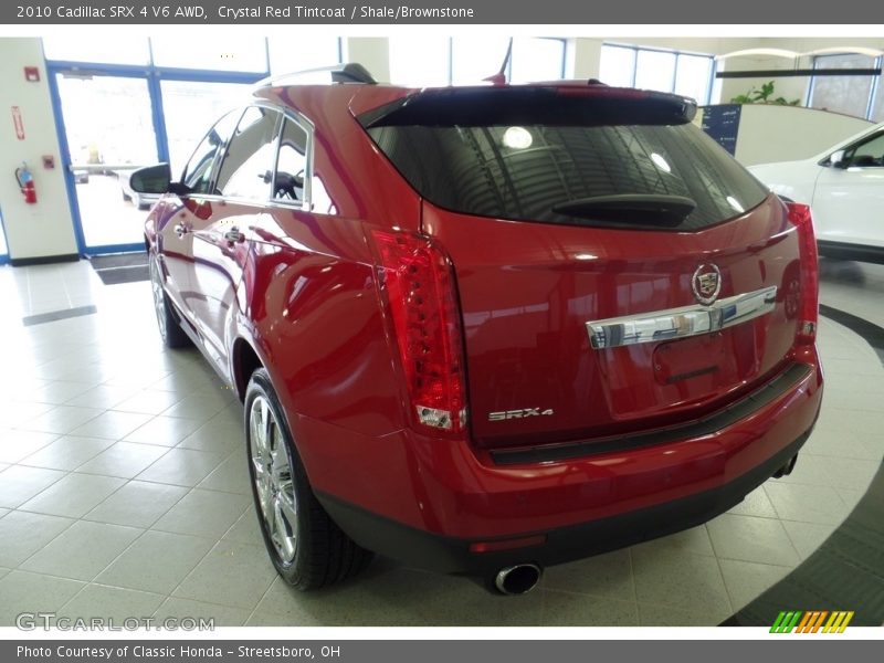 Crystal Red Tintcoat / Shale/Brownstone 2010 Cadillac SRX 4 V6 AWD