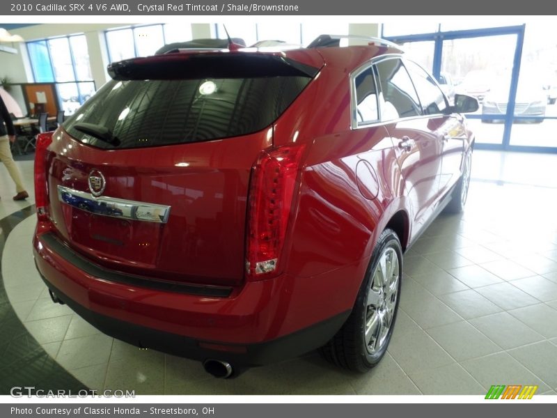 Crystal Red Tintcoat / Shale/Brownstone 2010 Cadillac SRX 4 V6 AWD