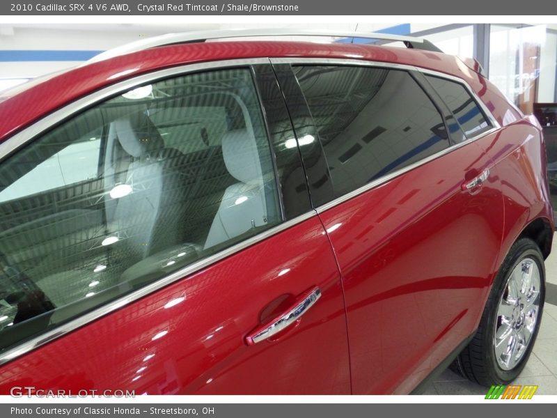 Crystal Red Tintcoat / Shale/Brownstone 2010 Cadillac SRX 4 V6 AWD