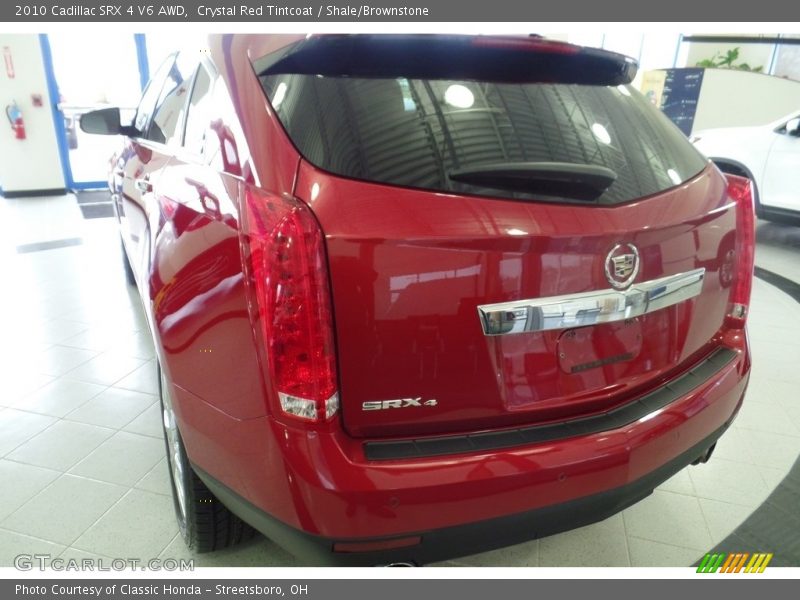 Crystal Red Tintcoat / Shale/Brownstone 2010 Cadillac SRX 4 V6 AWD