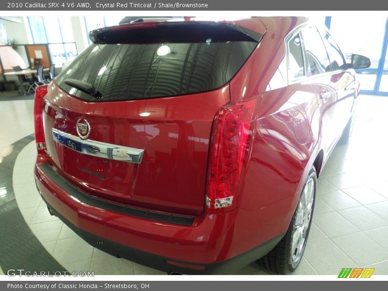 Crystal Red Tintcoat / Shale/Brownstone 2010 Cadillac SRX 4 V6 AWD