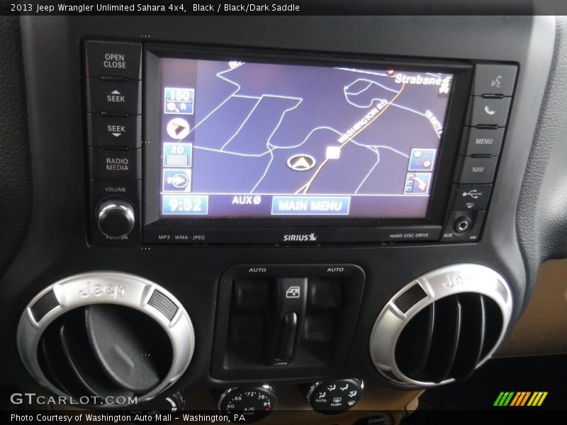Black / Black/Dark Saddle 2013 Jeep Wrangler Unlimited Sahara 4x4