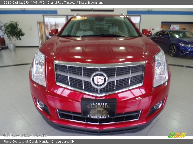 Crystal Red Tintcoat / Shale/Brownstone 2010 Cadillac SRX 4 V6 AWD