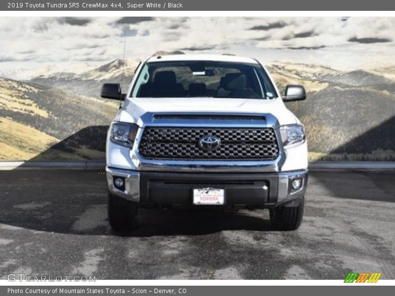 Super White / Black 2019 Toyota Tundra SR5 CrewMax 4x4