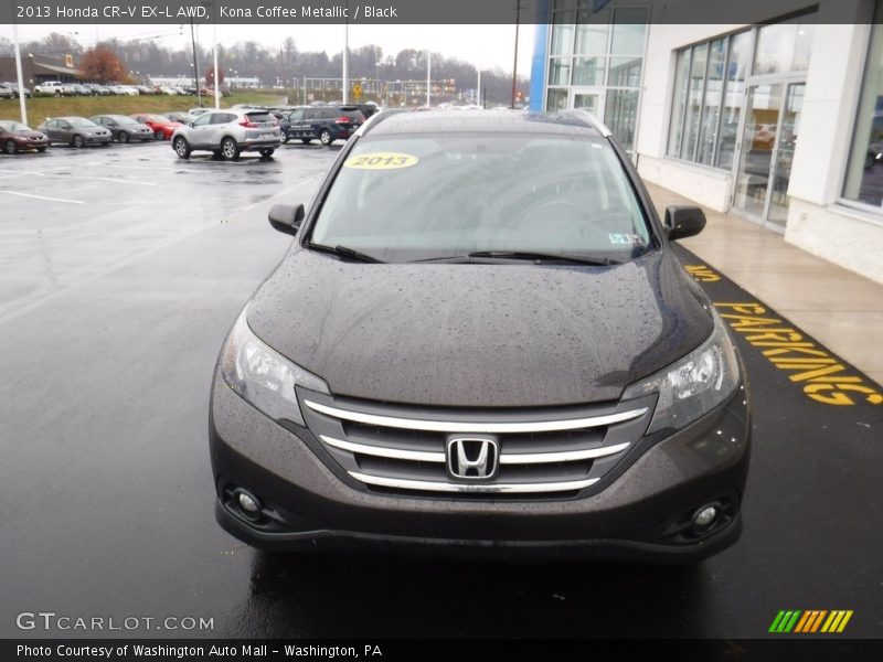 Kona Coffee Metallic / Black 2013 Honda CR-V EX-L AWD