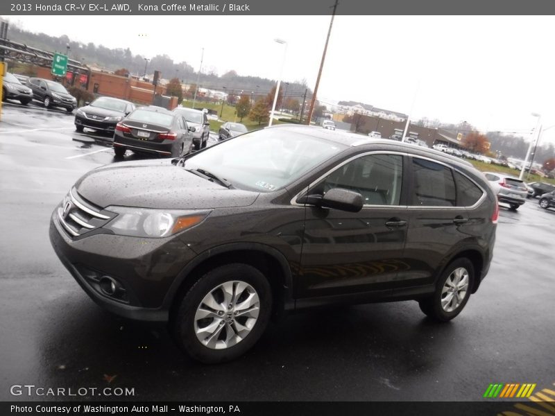 Kona Coffee Metallic / Black 2013 Honda CR-V EX-L AWD