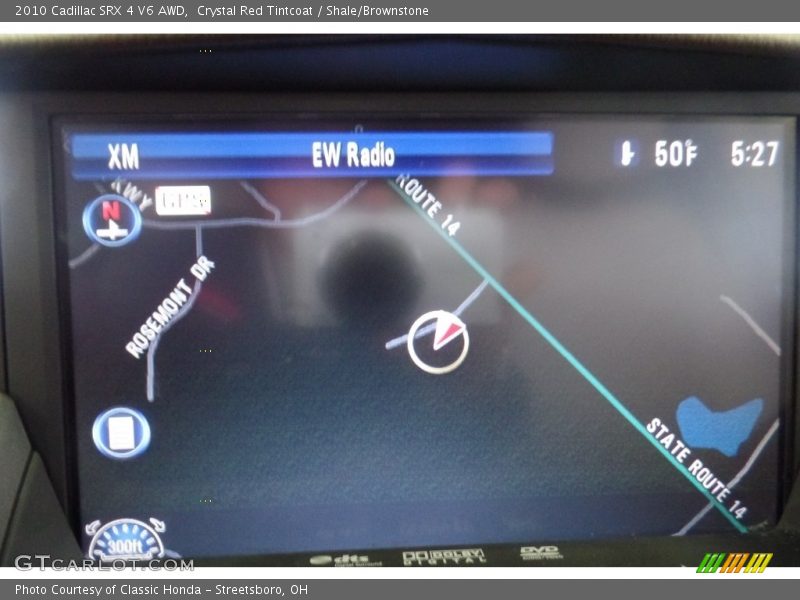 Crystal Red Tintcoat / Shale/Brownstone 2010 Cadillac SRX 4 V6 AWD