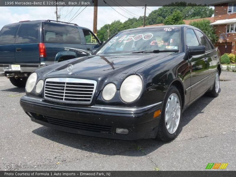 Black / Black 1996 Mercedes-Benz E 320 Sedan