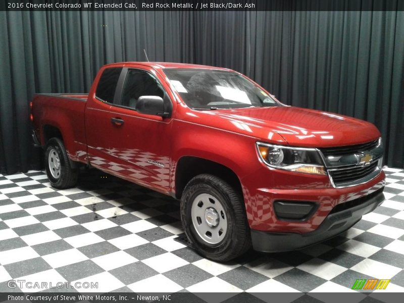 Red Rock Metallic / Jet Black/Dark Ash 2016 Chevrolet Colorado WT Extended Cab