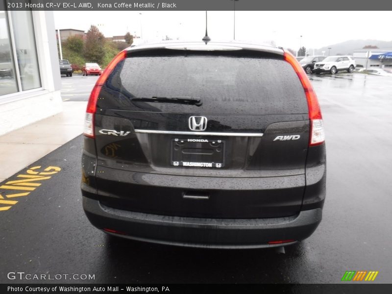 Kona Coffee Metallic / Black 2013 Honda CR-V EX-L AWD