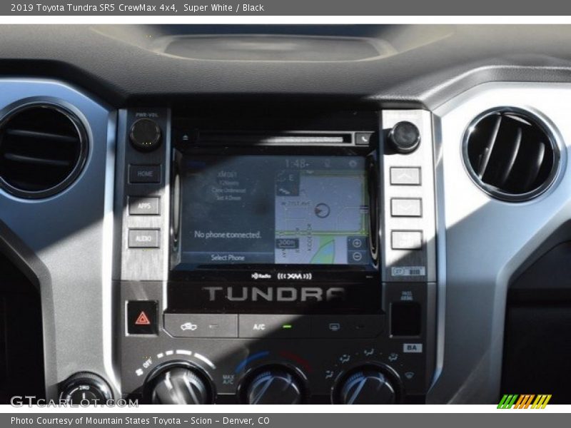 Super White / Black 2019 Toyota Tundra SR5 CrewMax 4x4